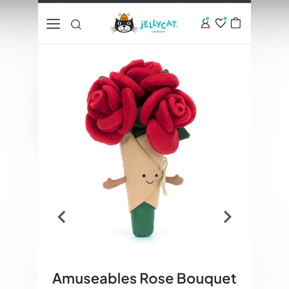 Jellycat Amuseables Rose Bouquet BNWT